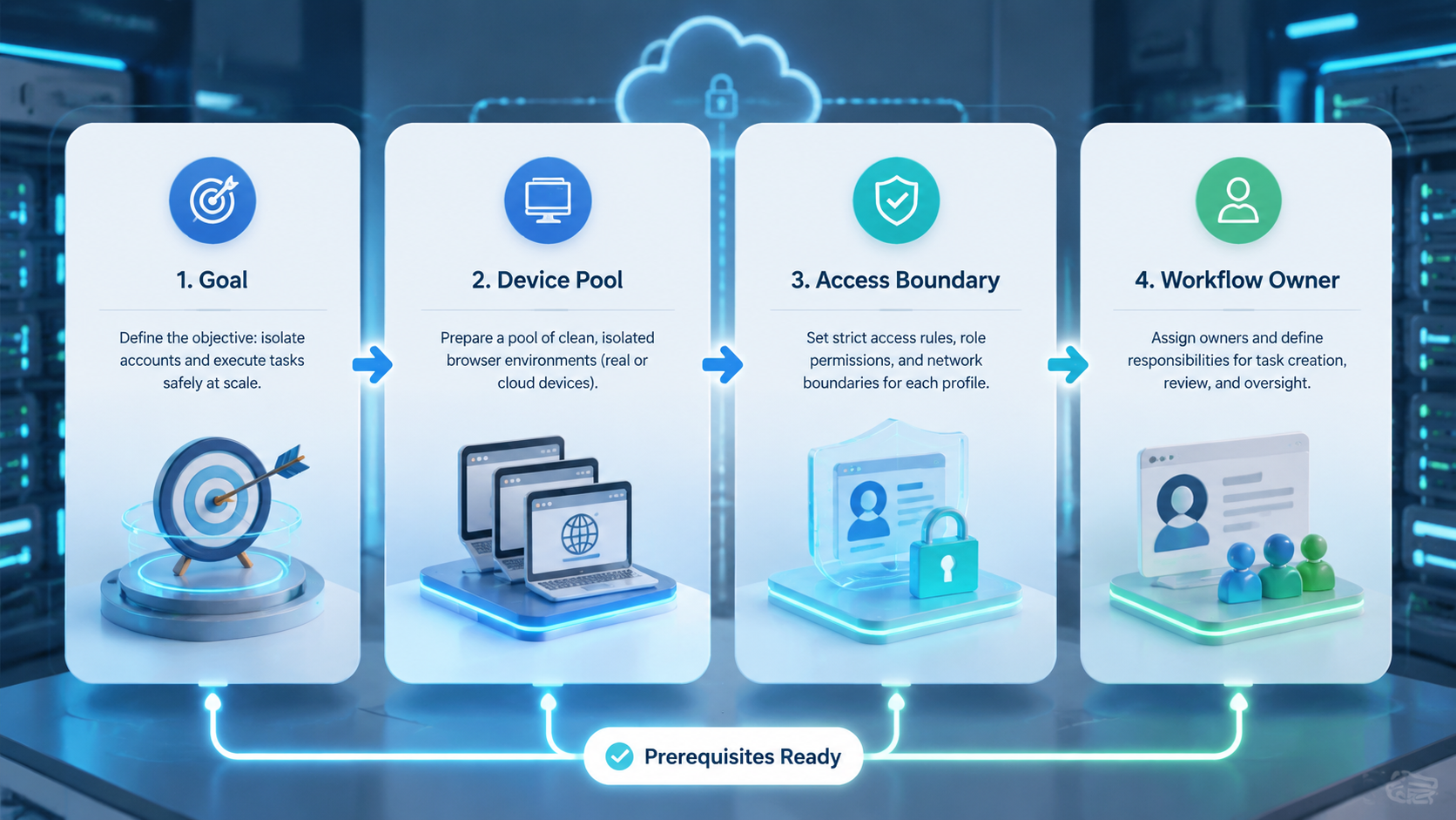Part 1 explanatory illustration showing What Is AI Browser Profiles for Account Isolation and Task Execution?