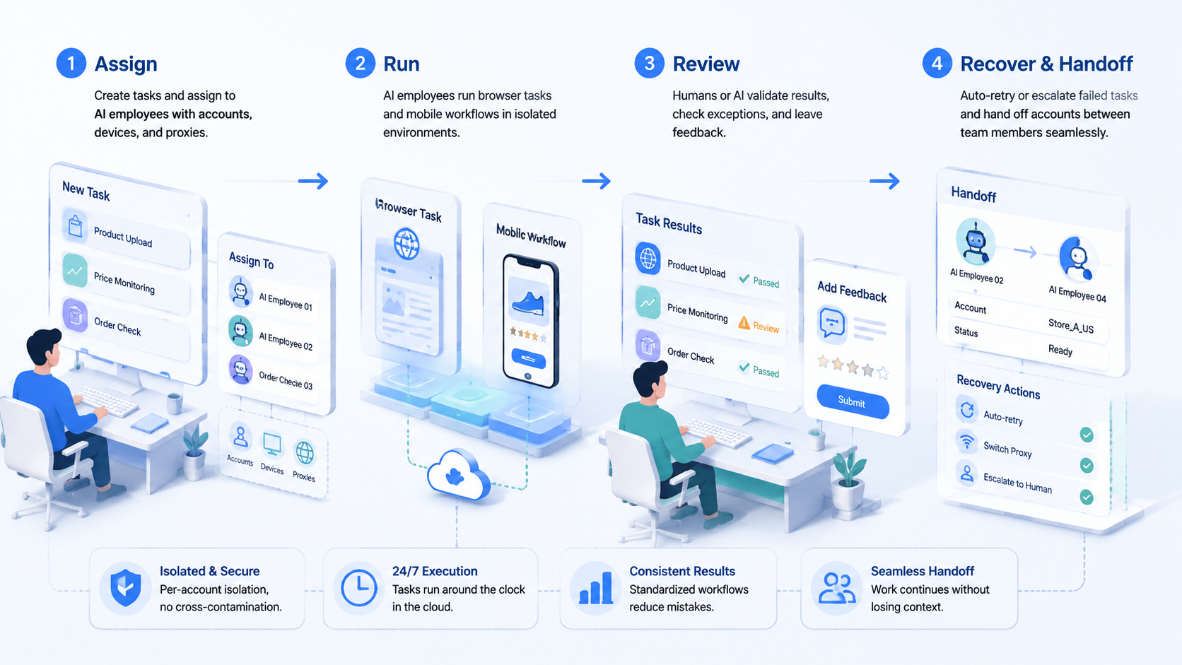 Part 2 explanatory illustration showing What Is an AI Employee Platform for E-commerce Teams?