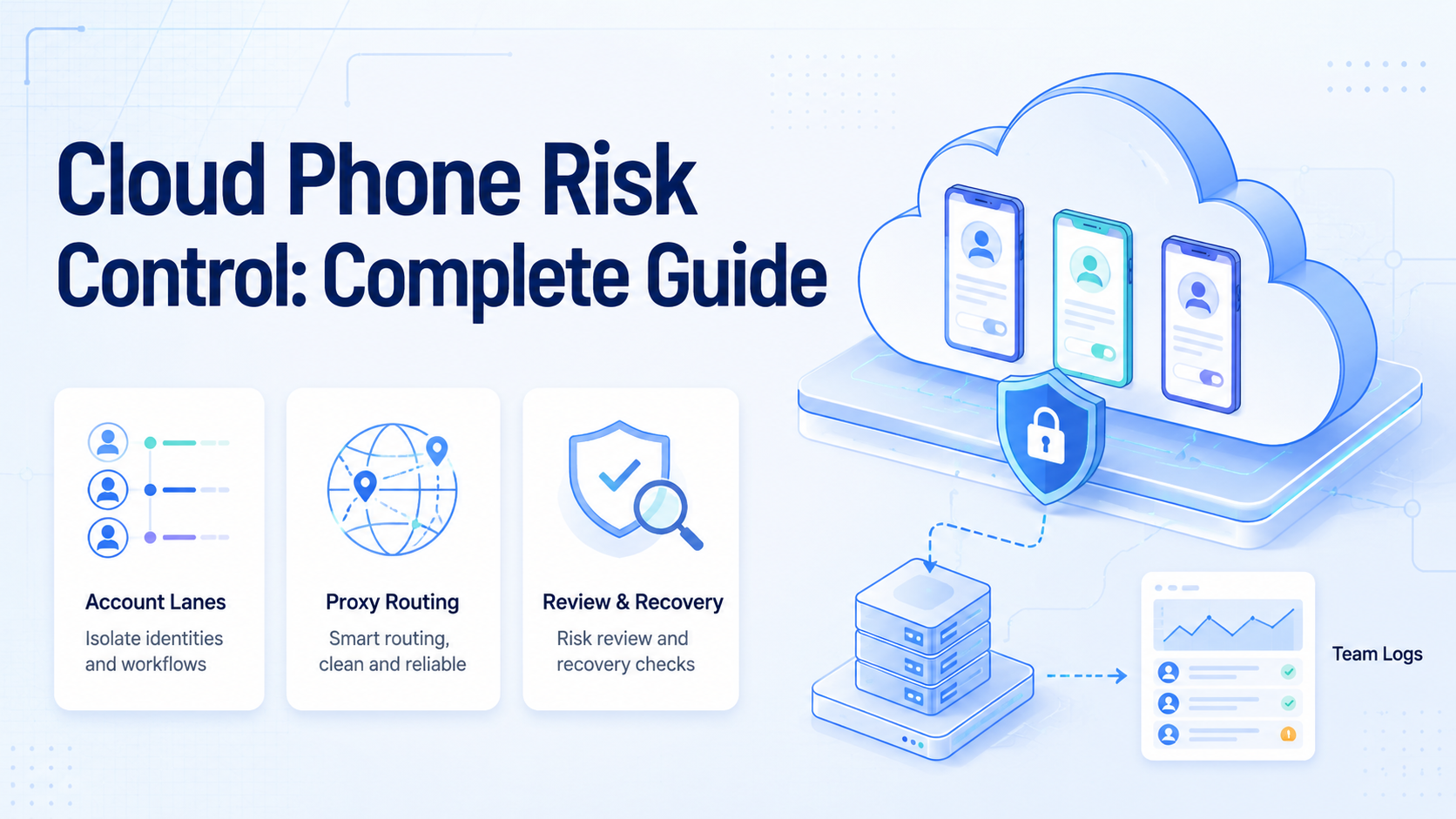 Cover illustration for cloud phone risk control