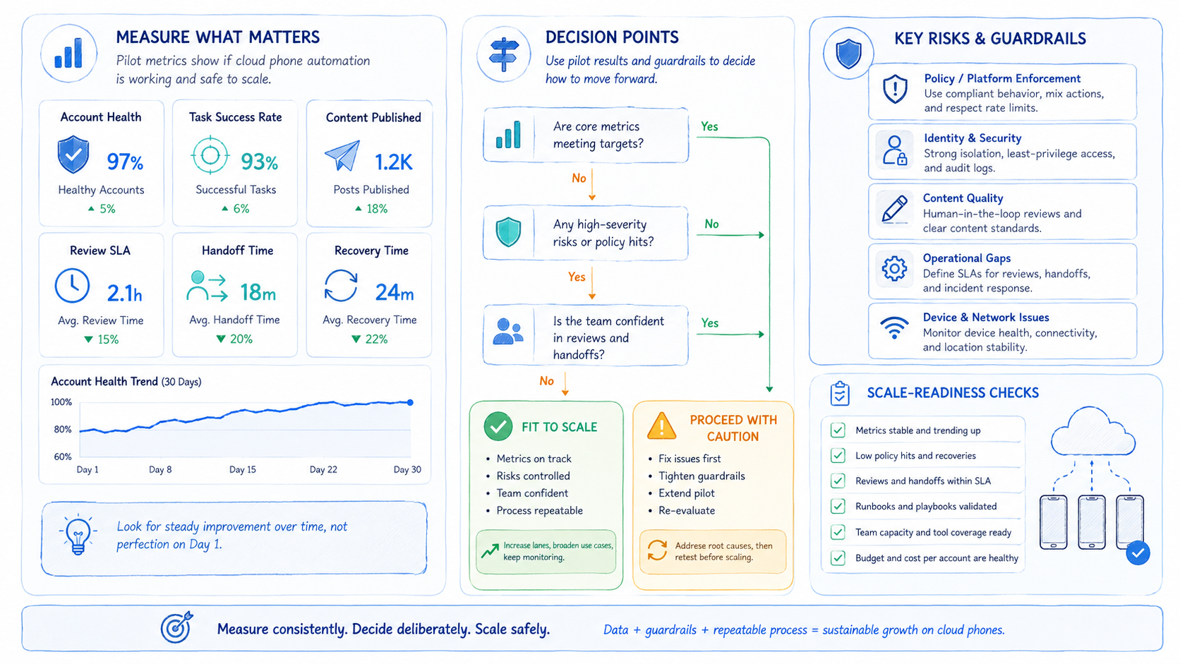 Part 3 explanatory illustration showing The Core Idea Behind Social Media Automation on Cloud Phones