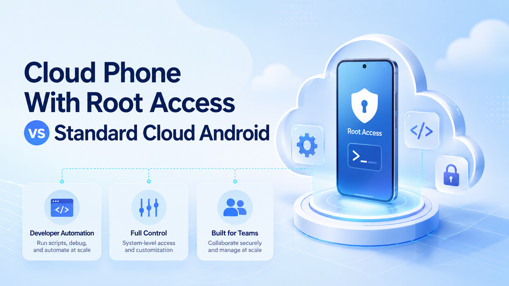 Cloud Phone with Root Access vs Standard Cloud Android