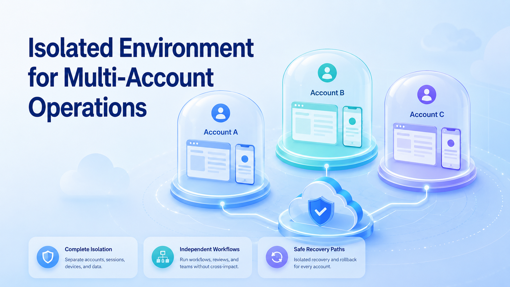 Isolated Environment for Multi-Account Operations