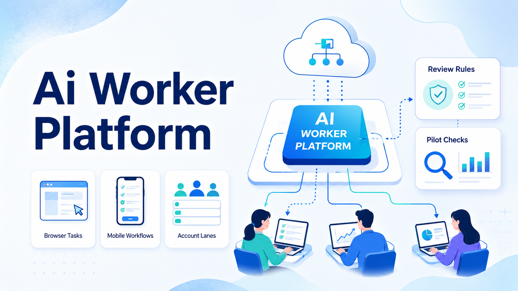 AI Worker Platform for Small Teams Scaling Online Work