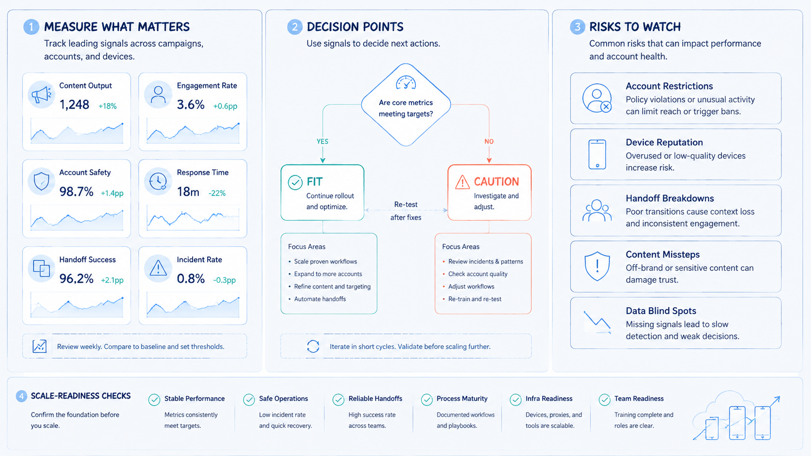 Part 3 explanatory illustration showing The Core Idea Behind Cloud Phones for Social Media Marketing Workflows