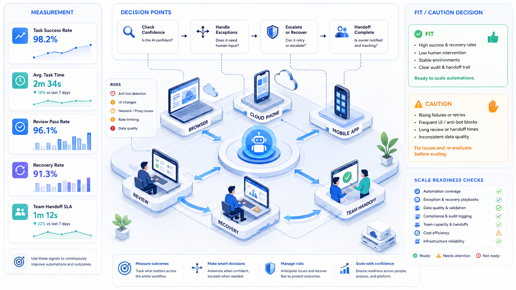 Part 3 explanatory illustration showing What Is an AI Worker Platform for Real-World Task Automation?
