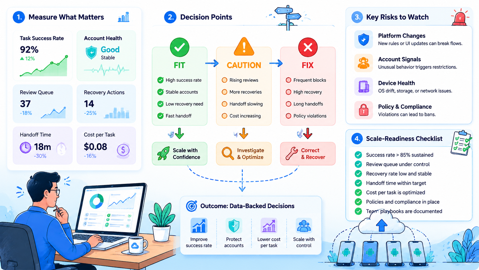 Part 3 explanatory illustration showing The Core Idea Behind an AI Cloud Phone Platform for Android Automation