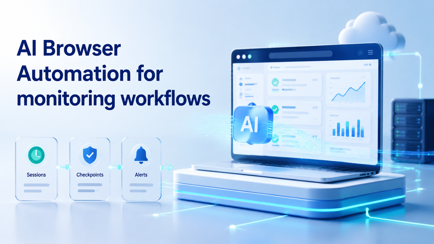 AI Browser Automation for monitoring workflows