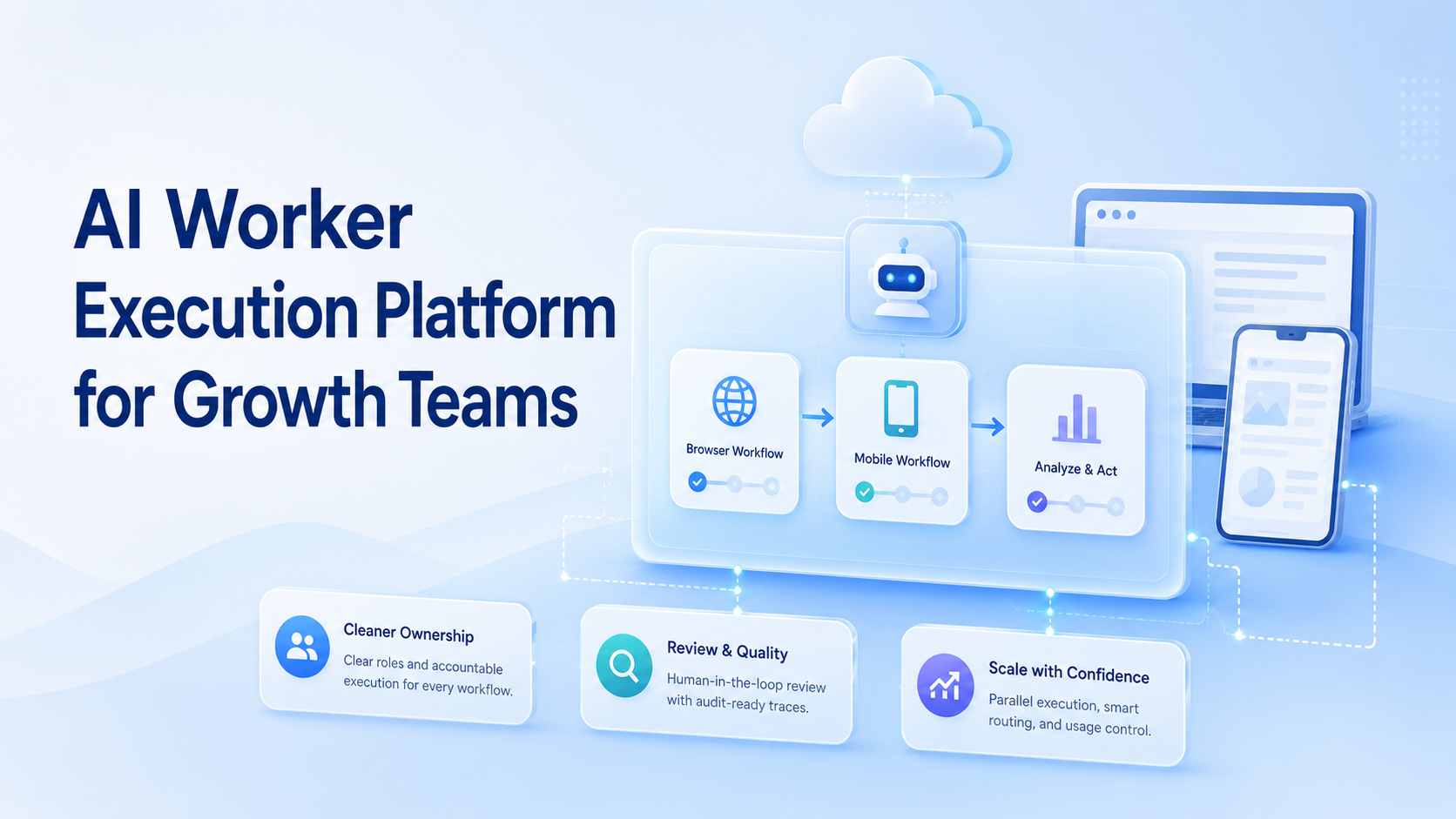 AI Worker Execution Platform for Growth Teams