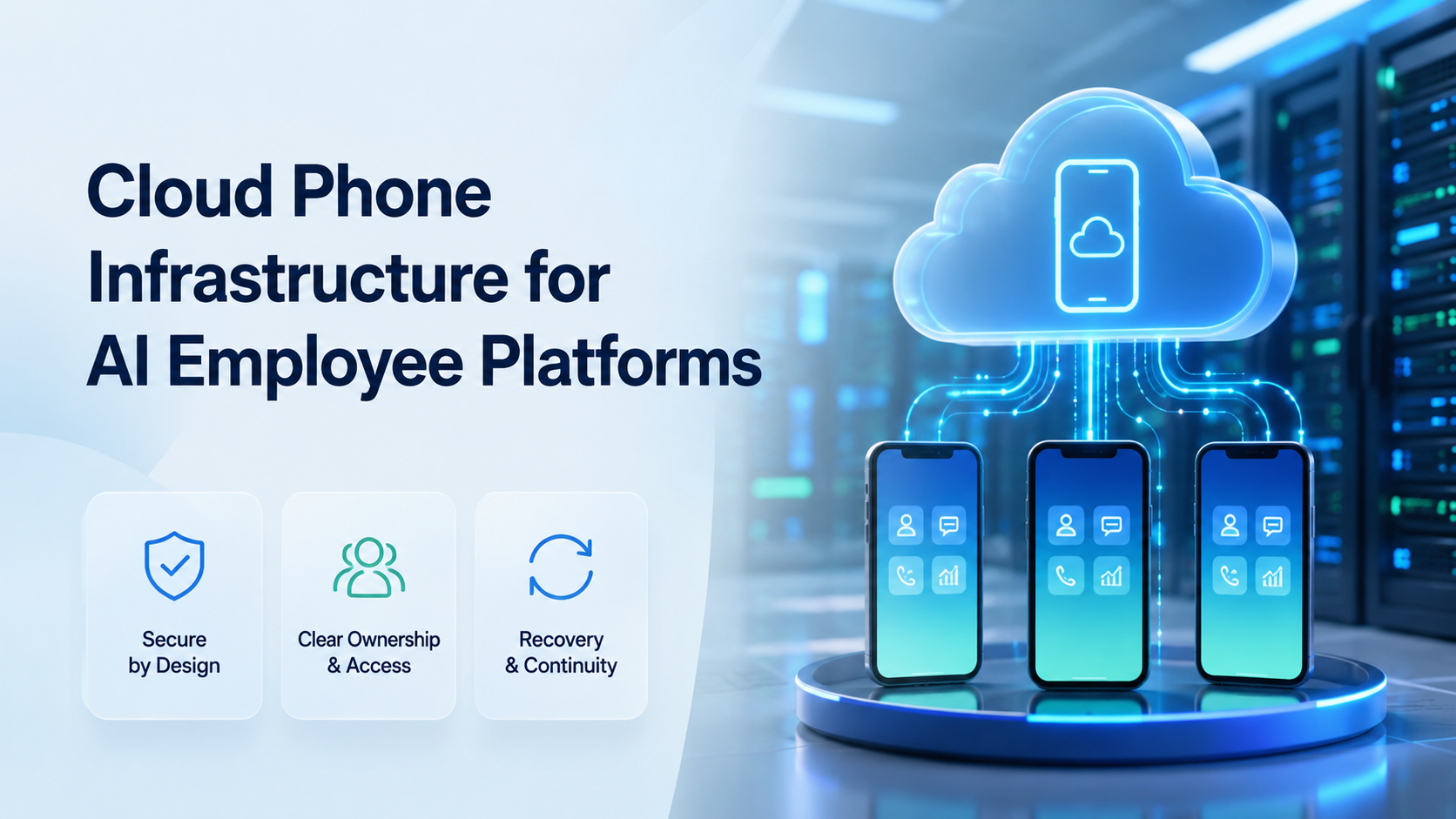 Cover illustration for Cloud Phone Infrastructure for AI Employee Platforms