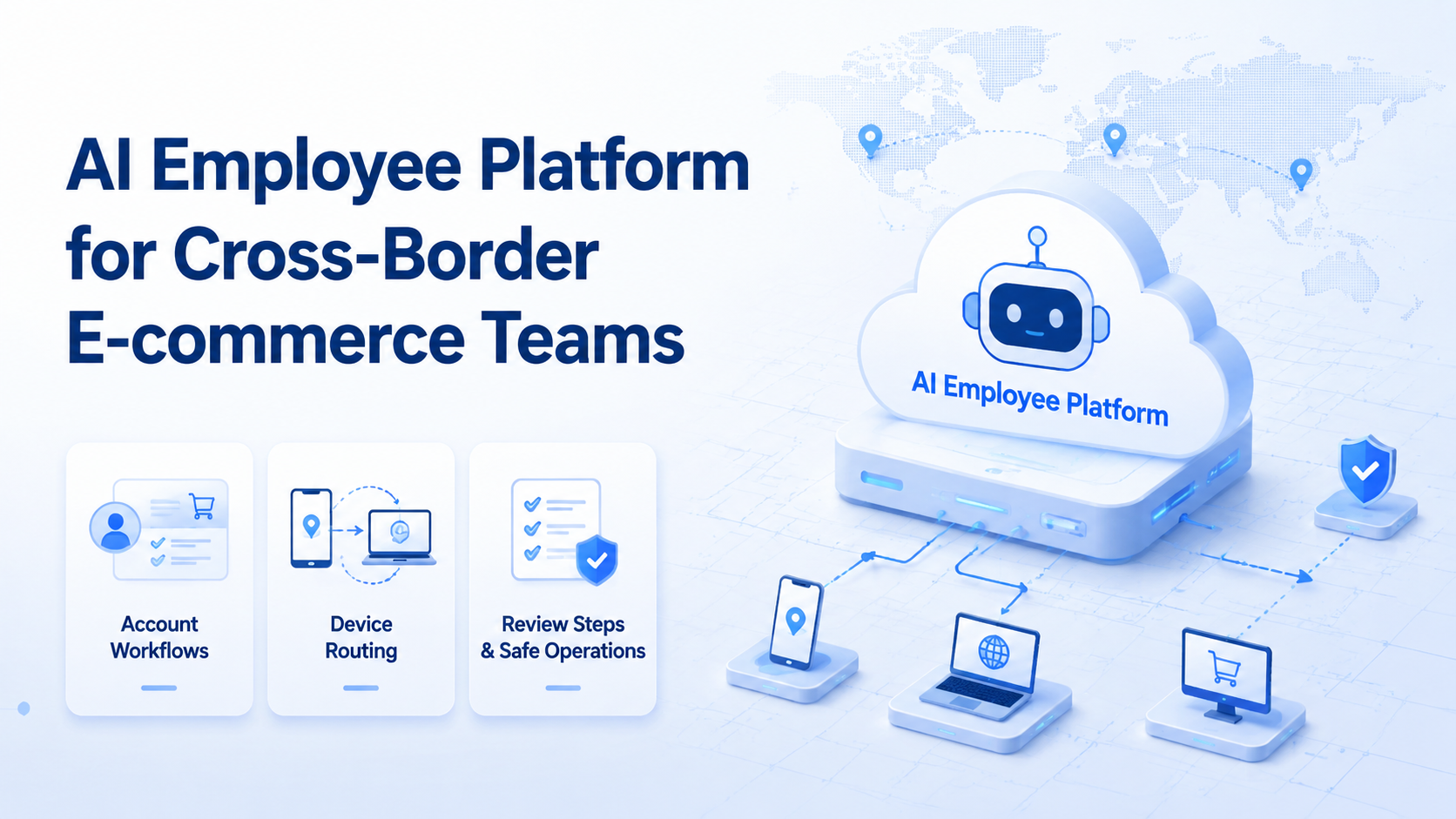 Cover illustration for AI employee platform