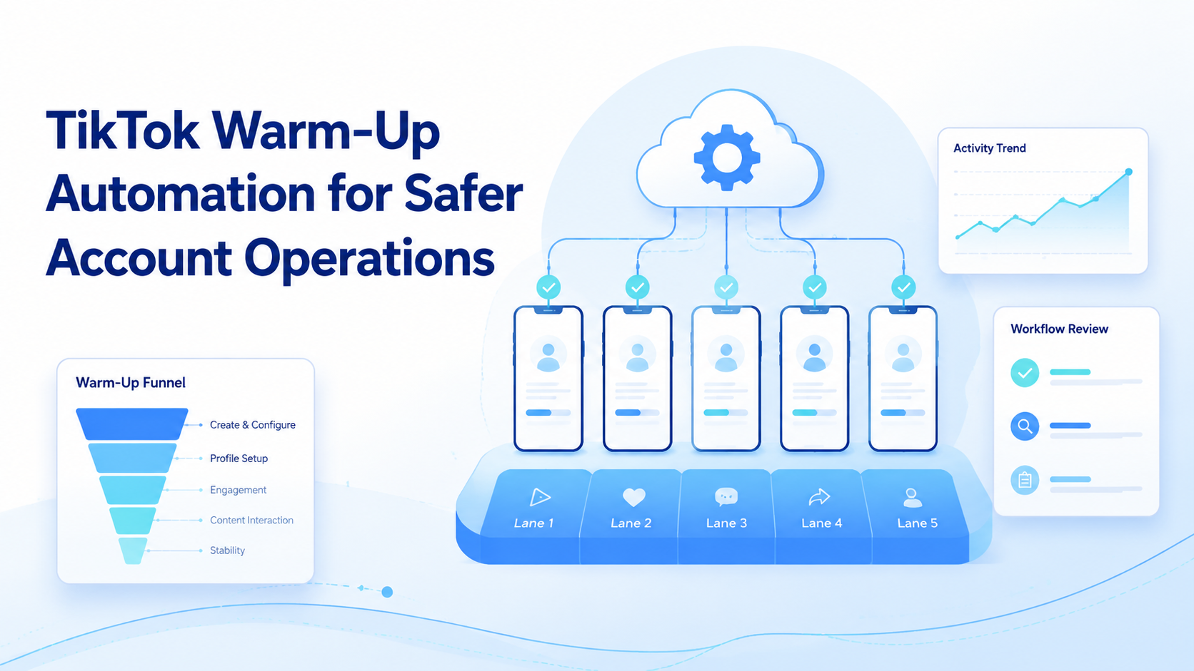 TikTok Warm-Up Automation for Safer Account Operations