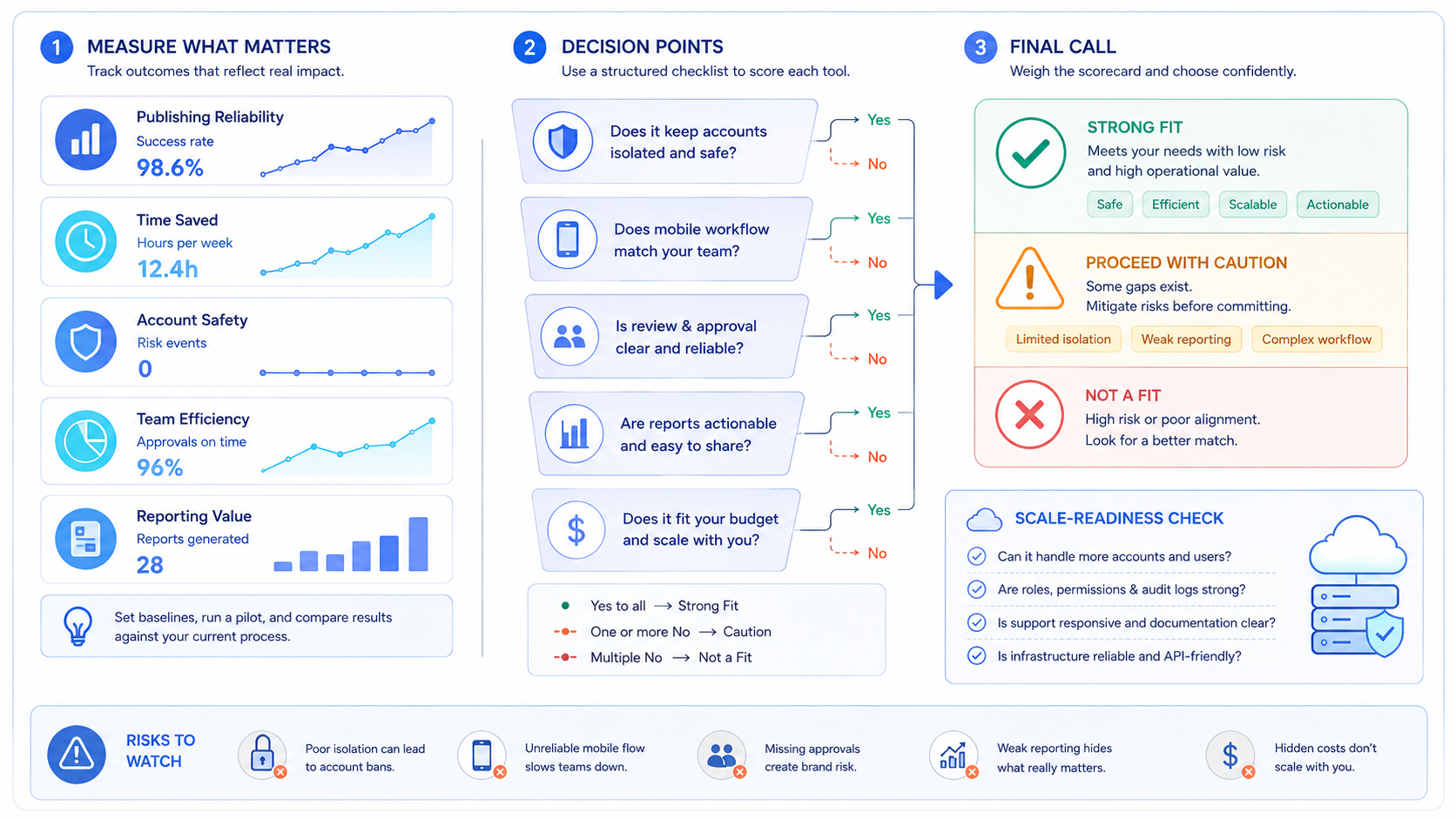 Part 3 explanatory illustration showing How to Evaluate a Best Instagram Automation Tool