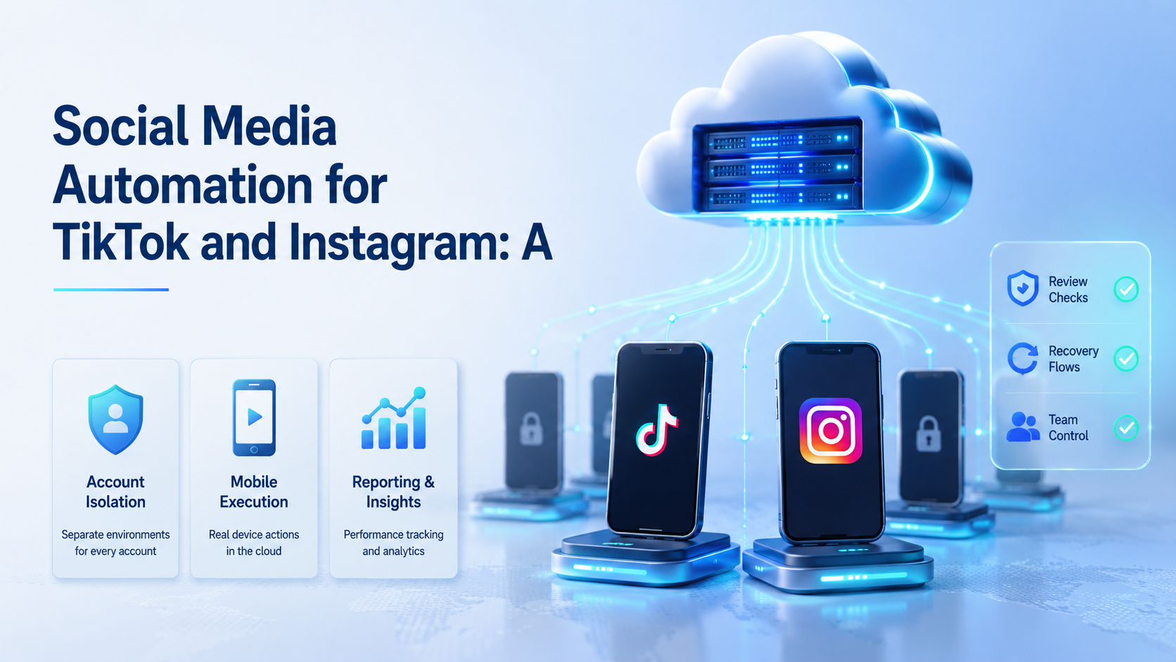 Social Media Automation for TikTok and Instagram: A Cloud Phone Workflow
