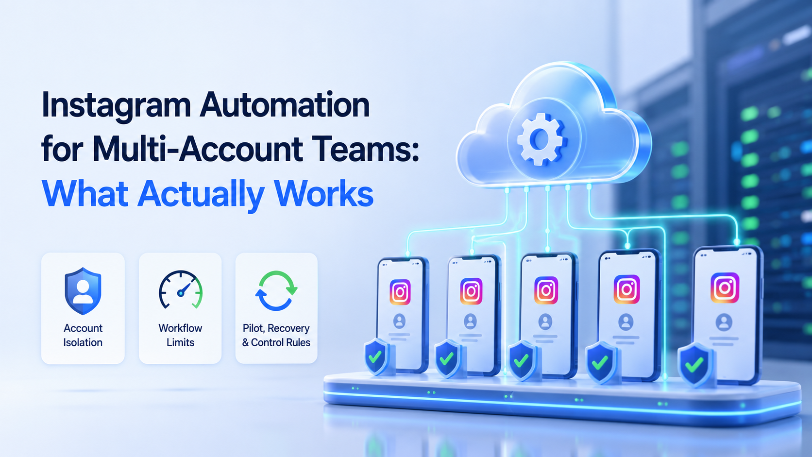 Cover illustration for Instagram automation for multi-account teams