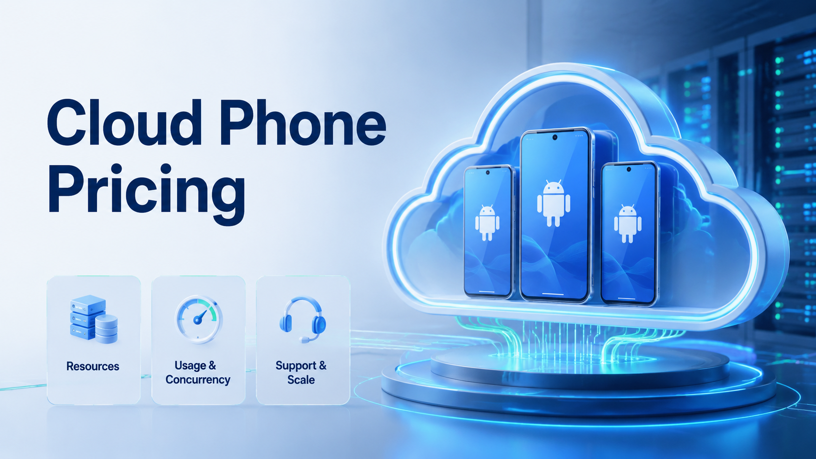 Cover illustration for cloud phone pricing