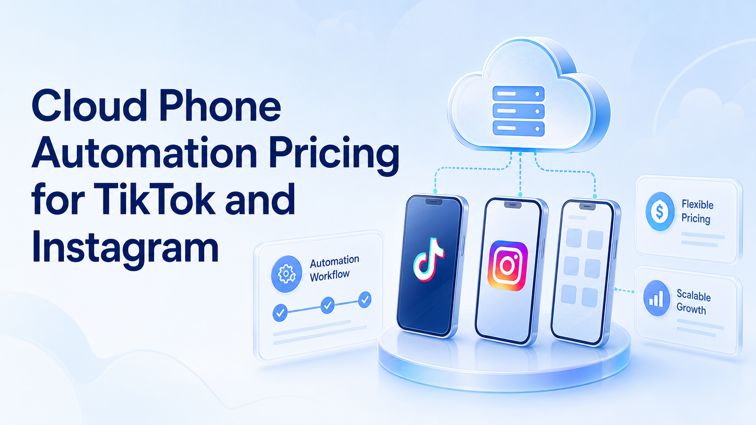 Cover illustration for cloud phone automation pricing