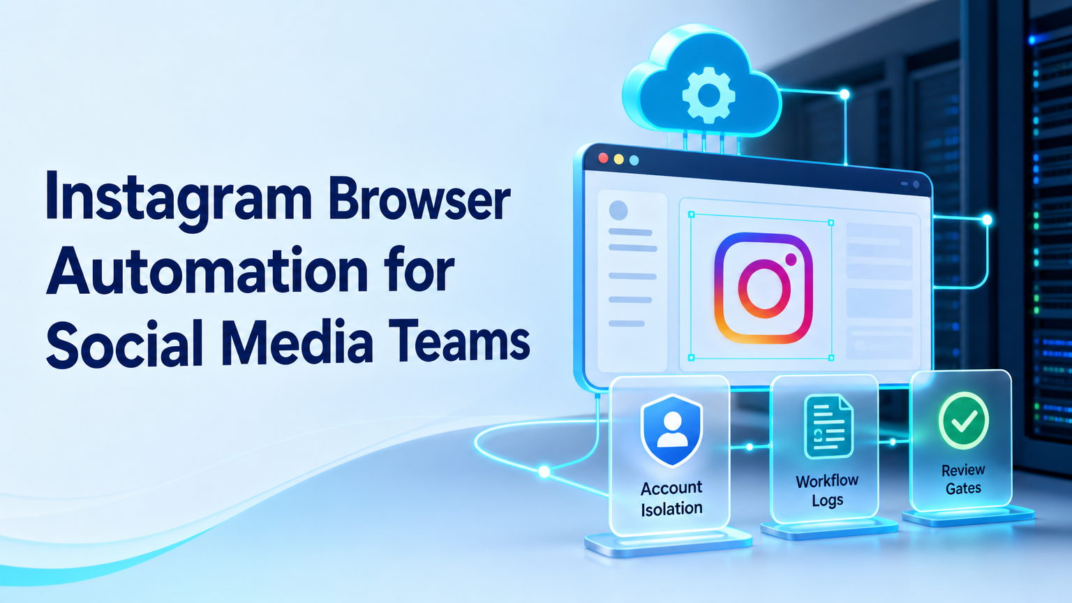 Cover illustration for Instagram browser automation
