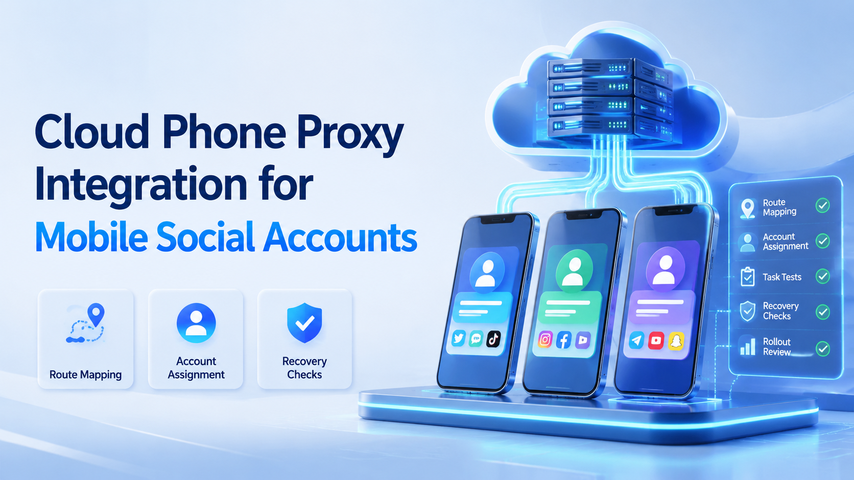 Cloud Phone Proxy Integration for Mobile Social Accounts
