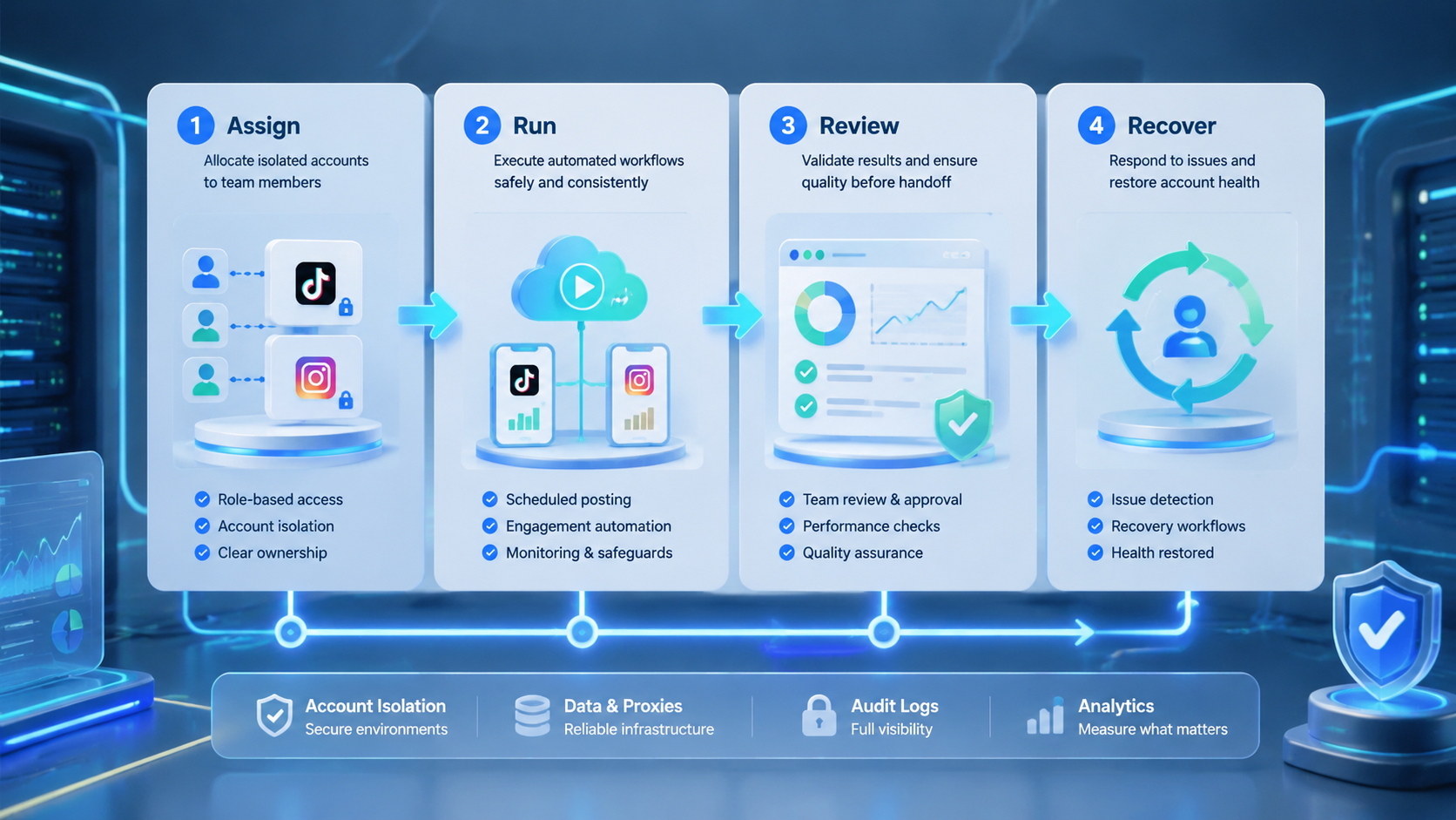 Part 2 explanatory illustration showing What Is Social Media Automation for E-Commerce?