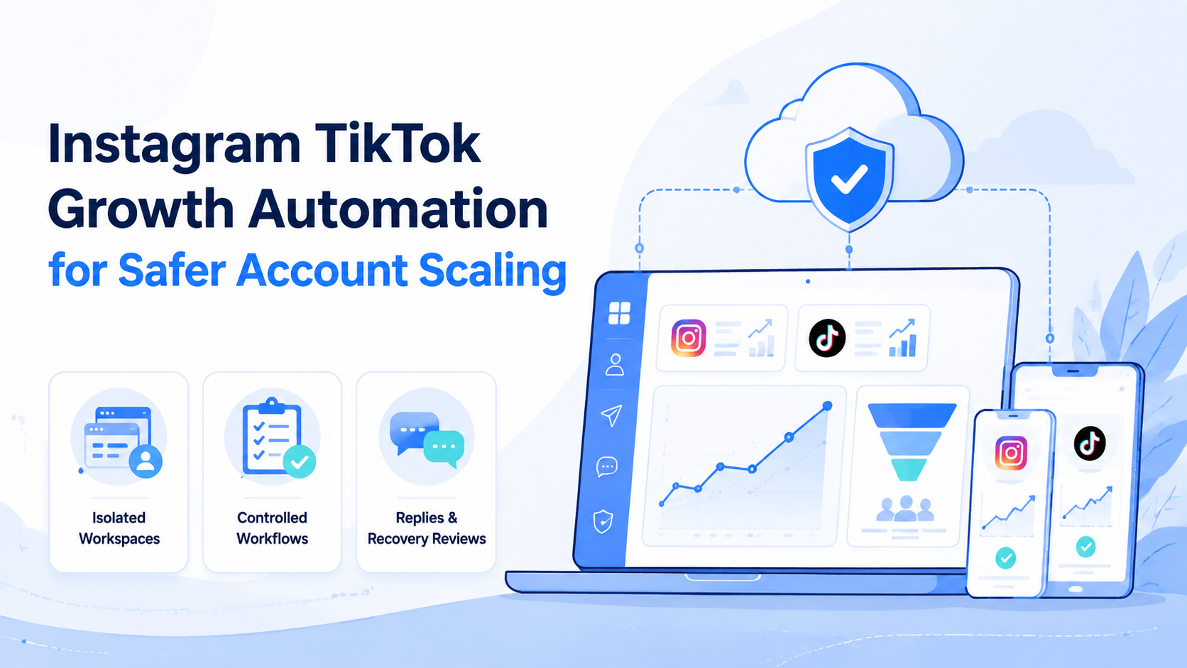 Instagram TikTok Growth Automation for Safer Account Scaling