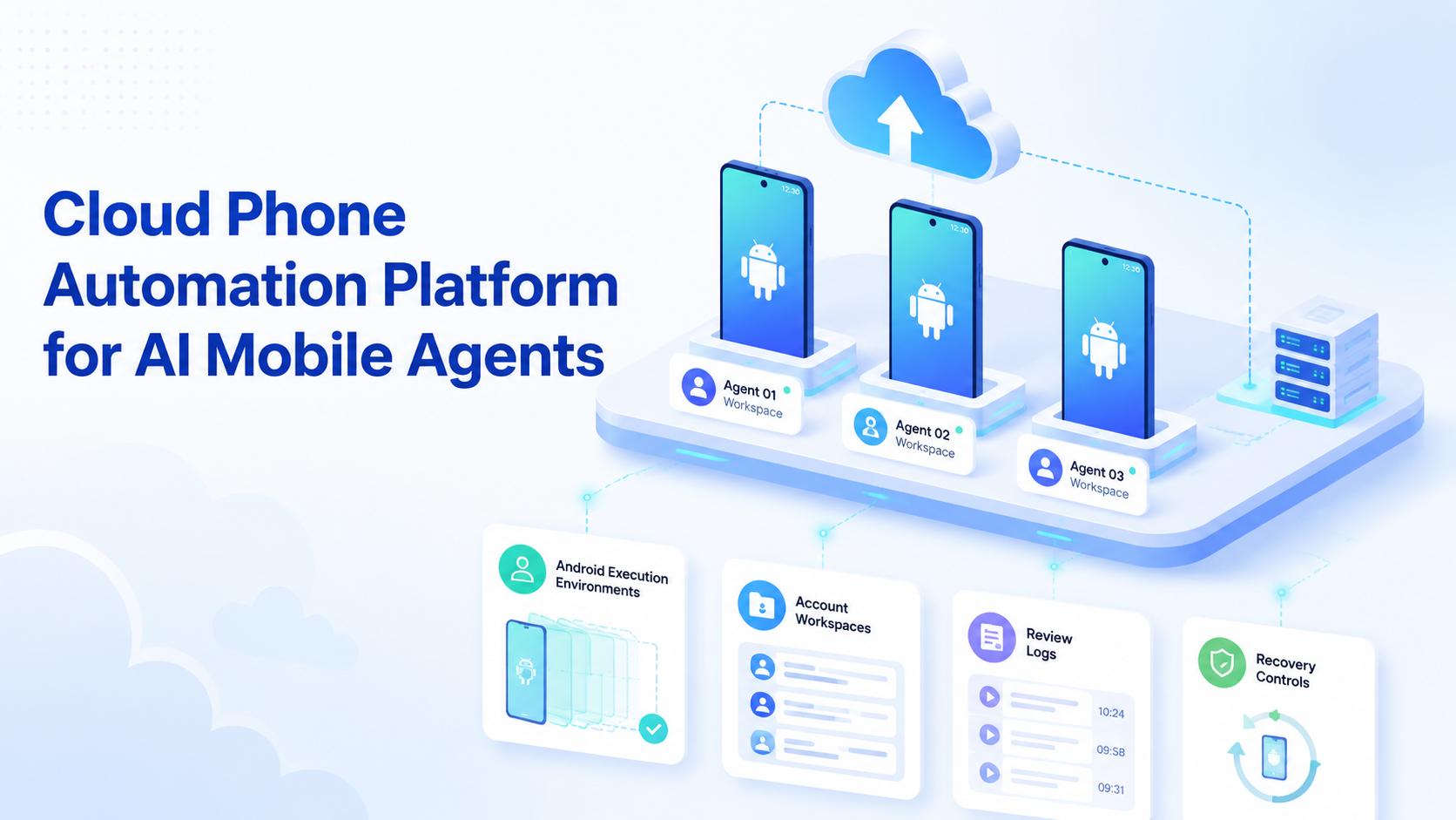 Cloud Phone Automation Platform for AI Mobile Agents