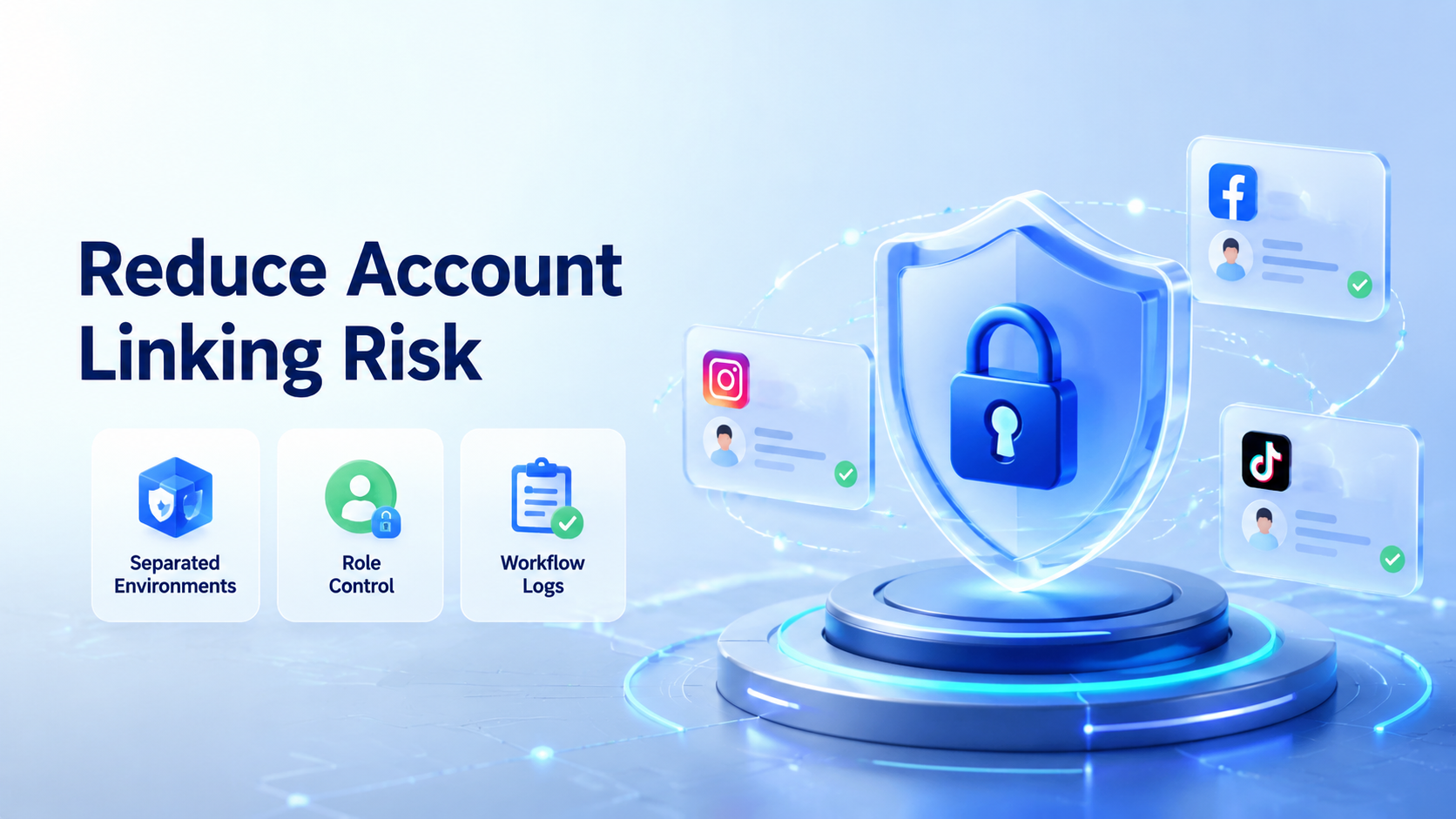 How to Reduce Account Linking Risk Across Social Media Profiles