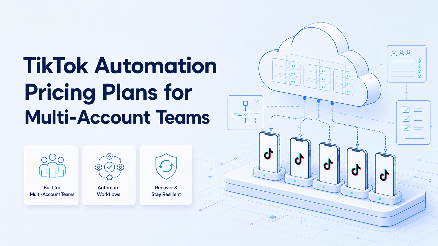 TikTok Automation Pricing Plans for Multi-Account Teams