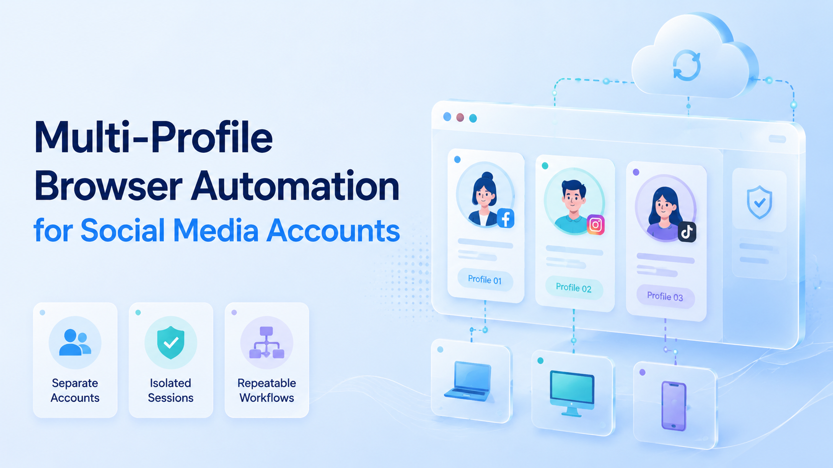 Multi-Profile Browser Automation for Social Media Accounts