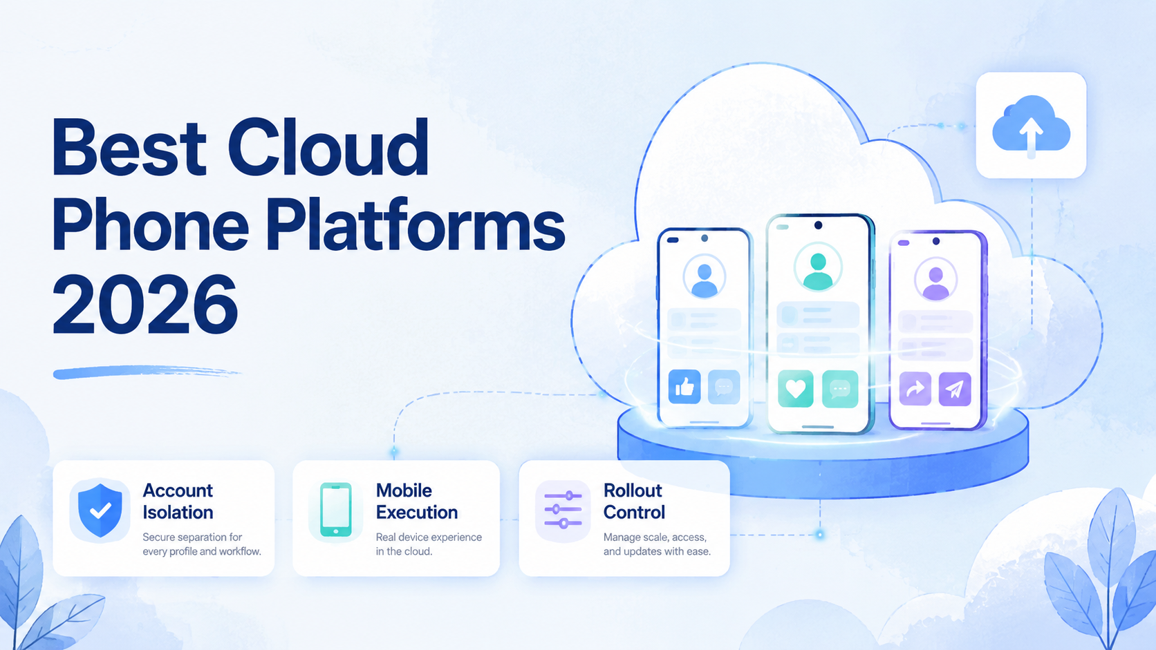 Best Cloud Phone Platforms 2026 for Social Media Automation