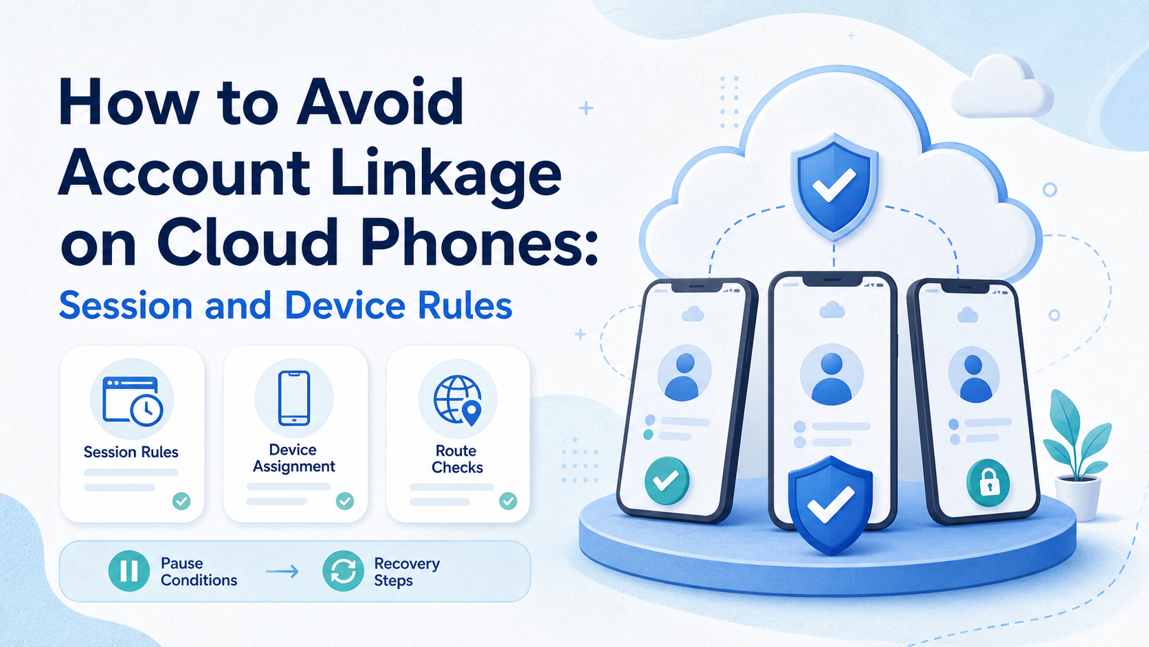How to Avoid Account Linkage on Cloud Phones: Session and Device Rules