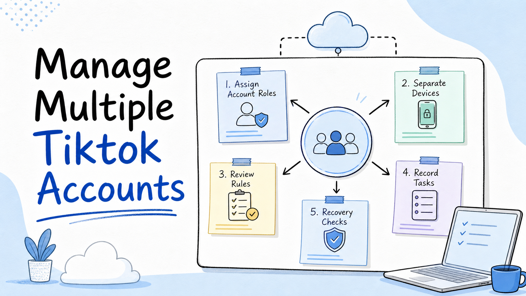 How to Manage Multiple TikTok Accounts Without Losing Operational Control