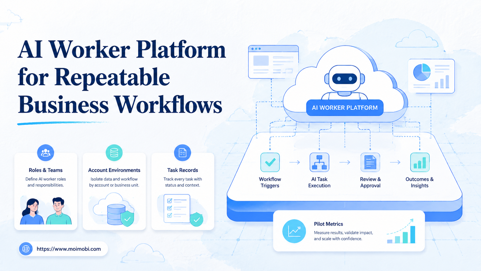 AI Worker Platform for Repeatable Business Workflows