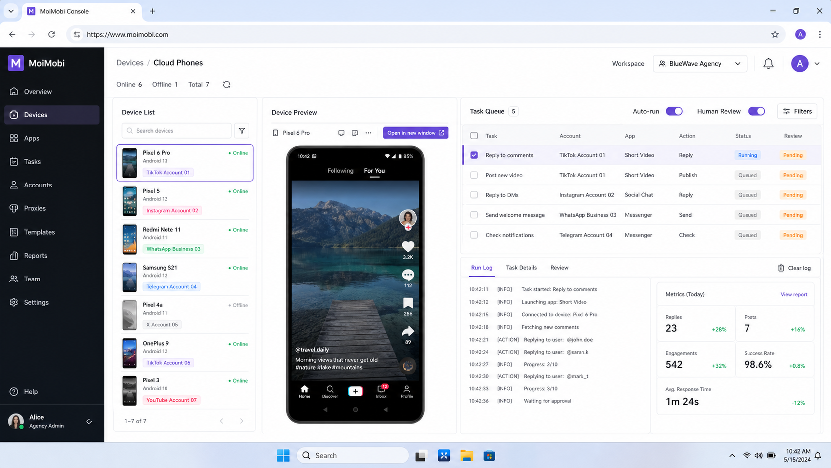 What Is an AI Worker Platform for Agencies Managing Online Accounts? diagram