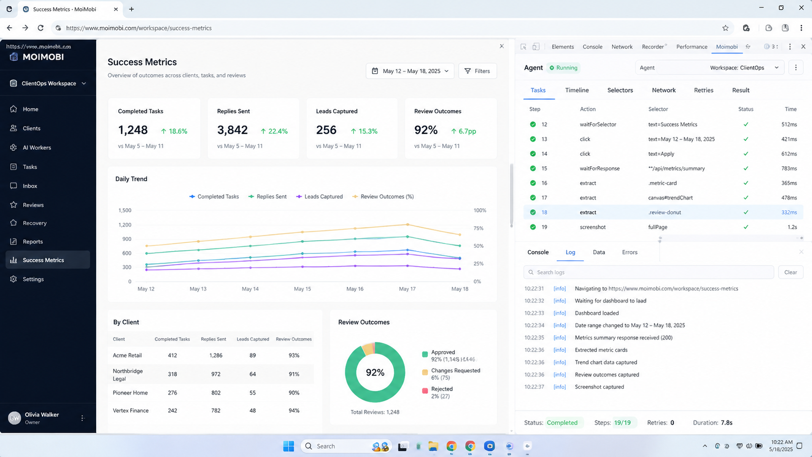 The Core Idea Behind AI Worker Platform for Teams Managing Client Work diagram