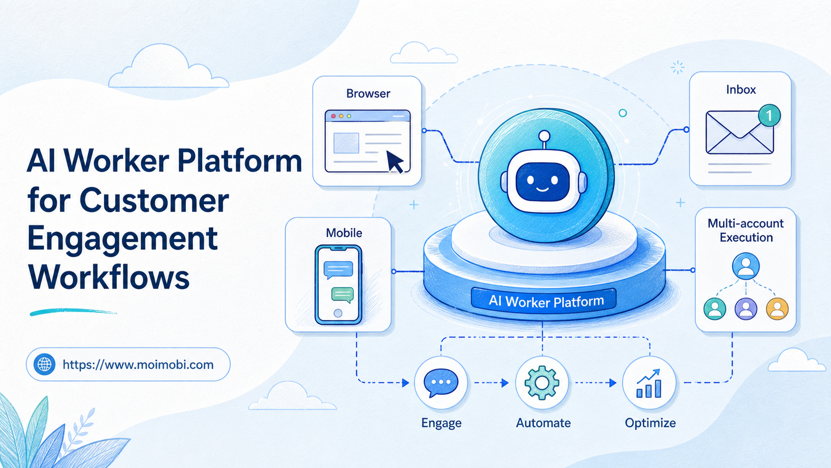 AI Worker Platform for Customer Engagement Workflows