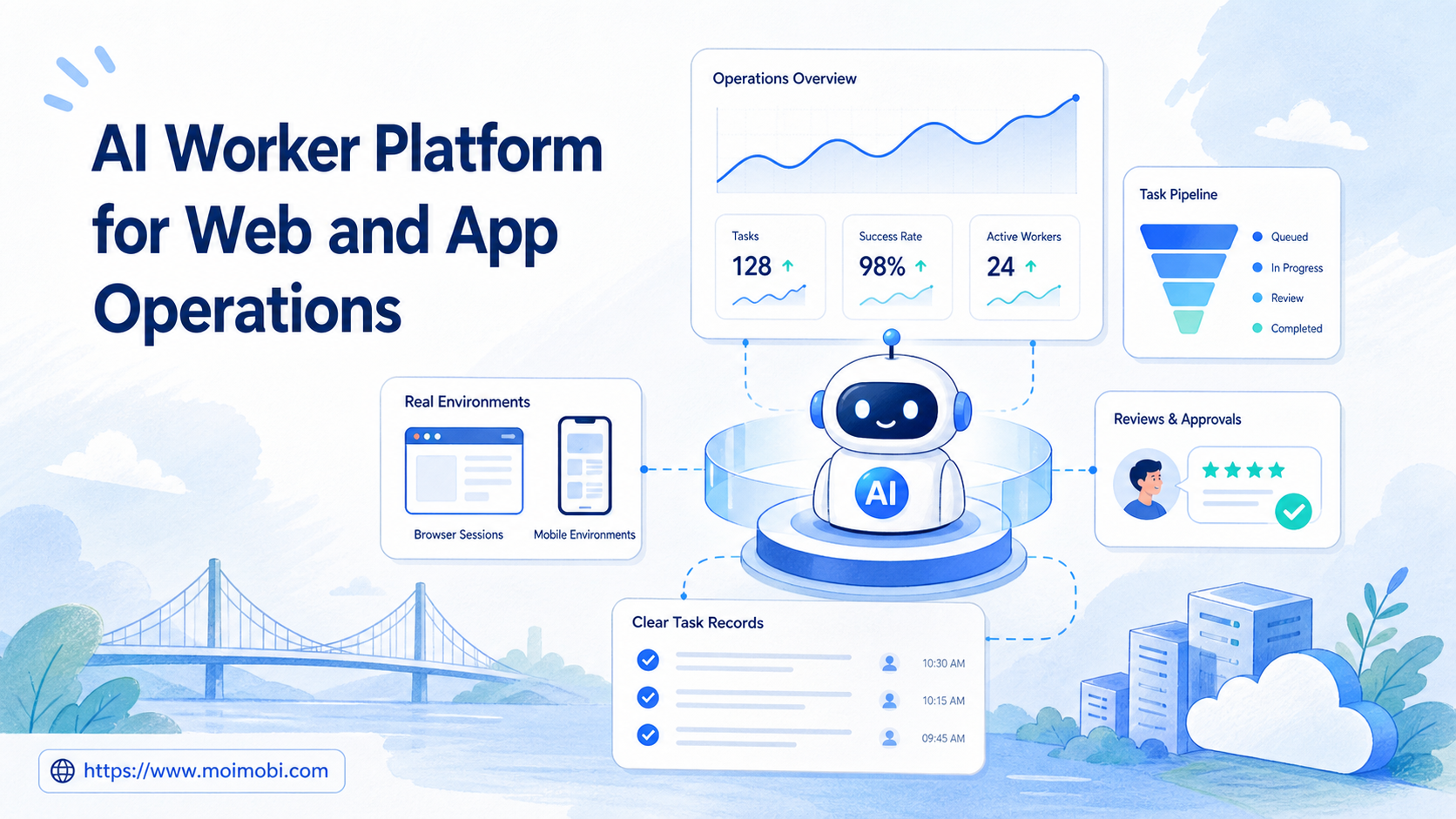 AI Worker Platform for Web and App Operations