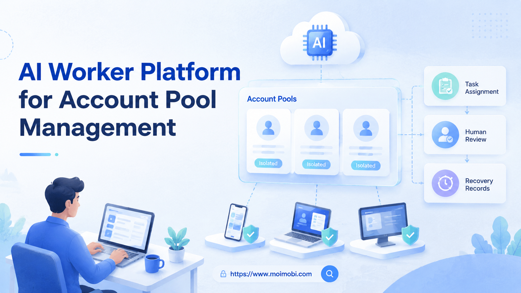 AI Worker Platform for Account Pool Management