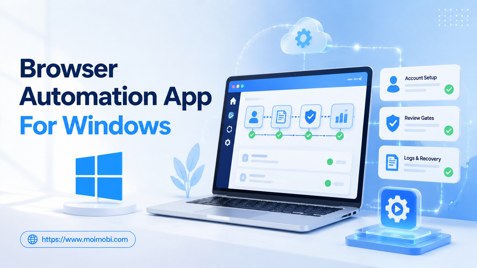 Browser Automation App for Windows for Social Media Workflows