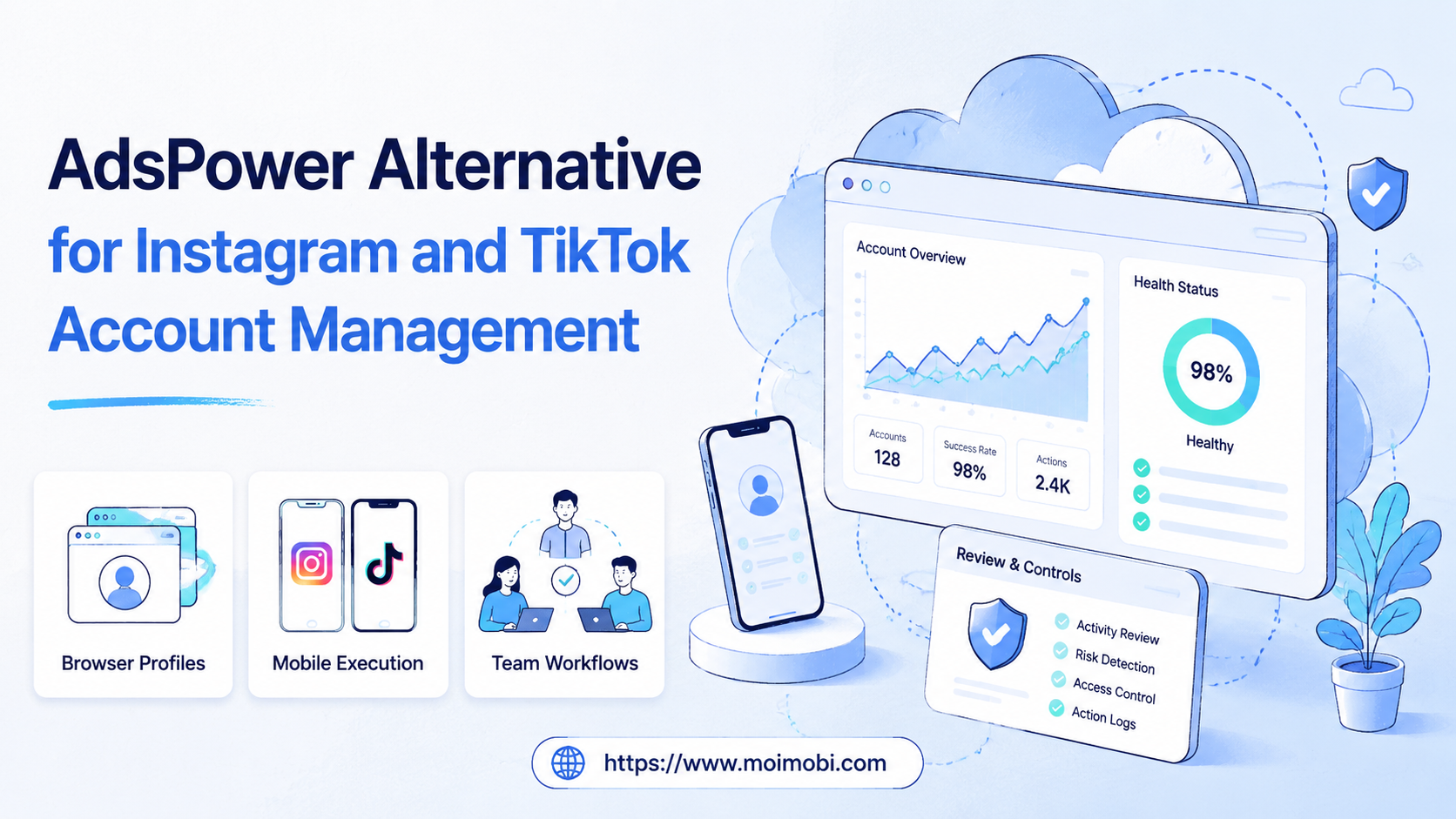 AdsPower Alternative for Instagram and TikTok Account Management