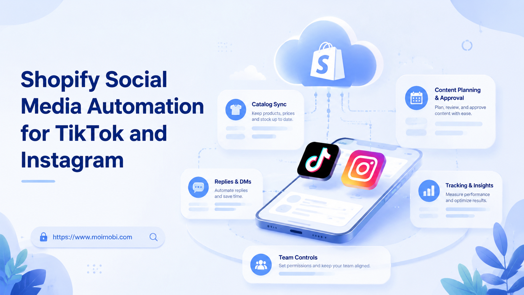 Shopify Social Media Automation for TikTok and Instagram