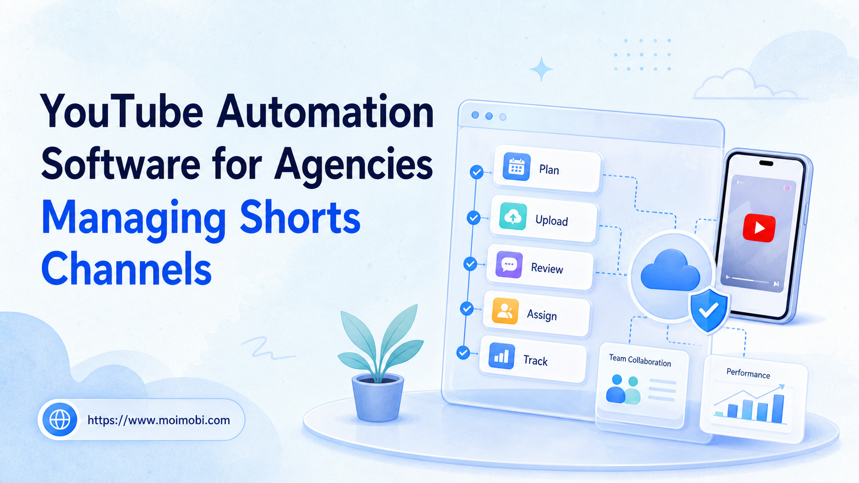 YouTube automation software for agencies image
