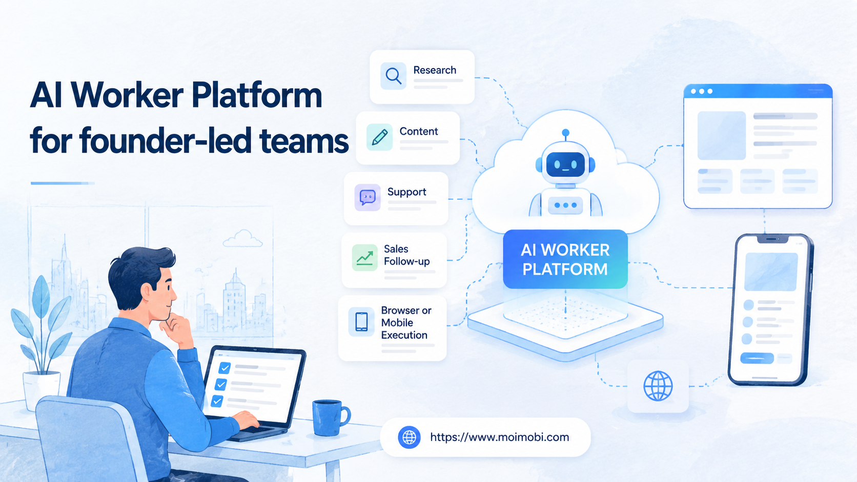 AI Worker Platform for founder-led teams