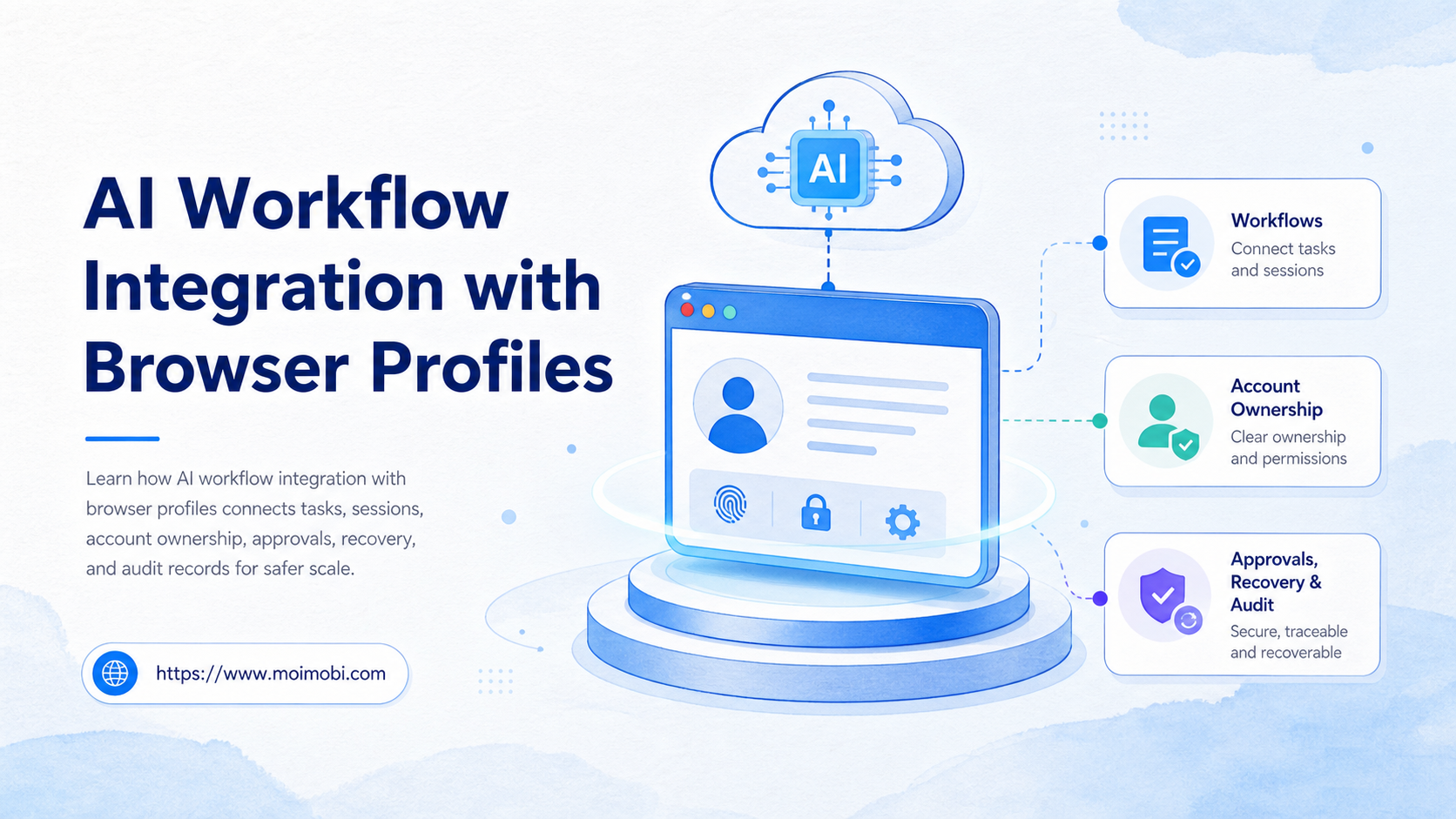 AI workflow integration with browser profiles image