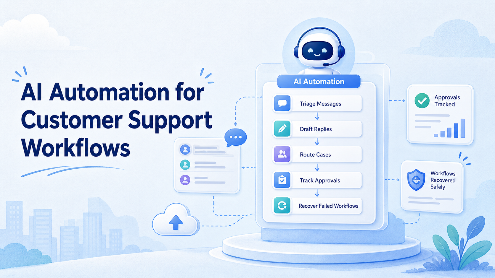 AI automation for customer support image