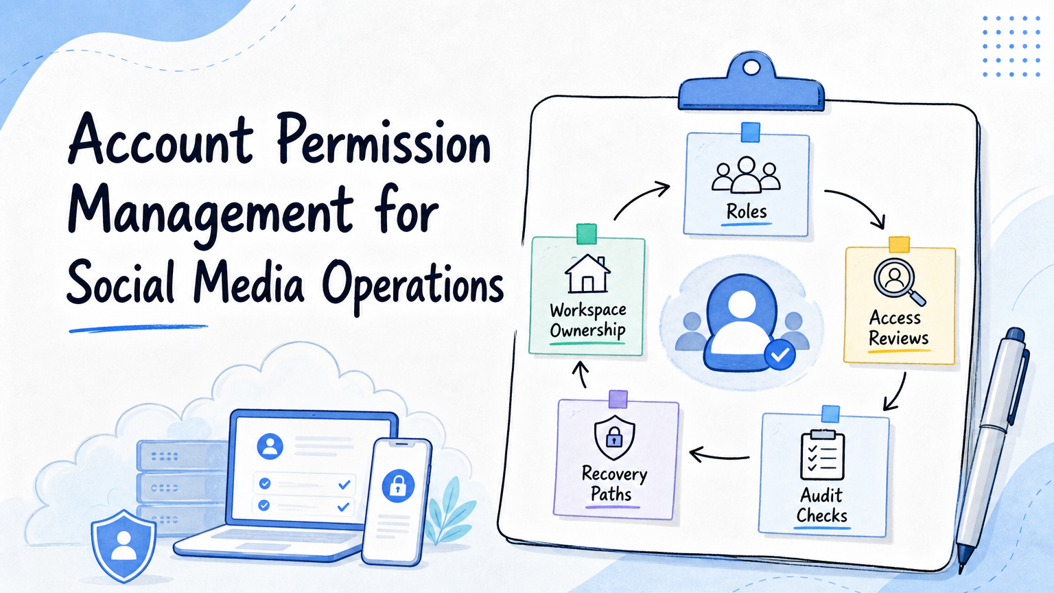 Account Permission Management for Social Media Operations