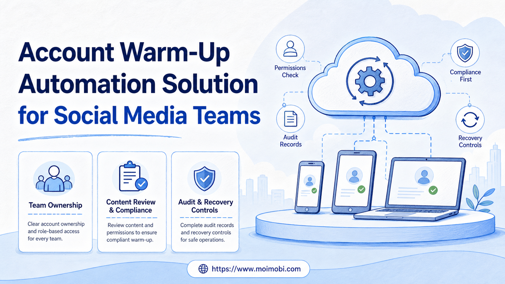 Account Warm-Up Automation Solution for Social Media Teams