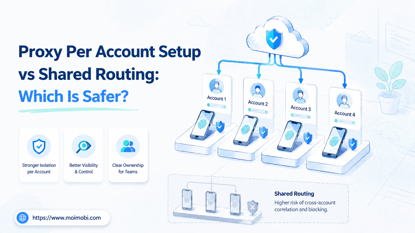 Proxy Per Account Setup vs Shared Routing: Which Is Safer?