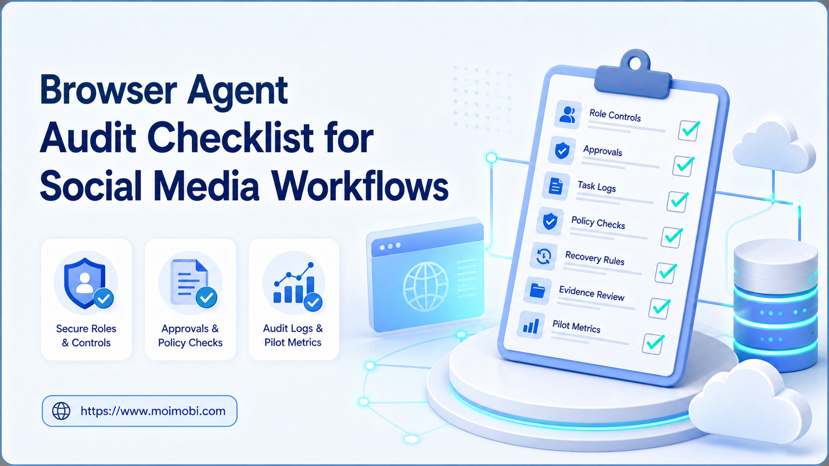 Browser Agent Audit Checklist for Social Media Workflows