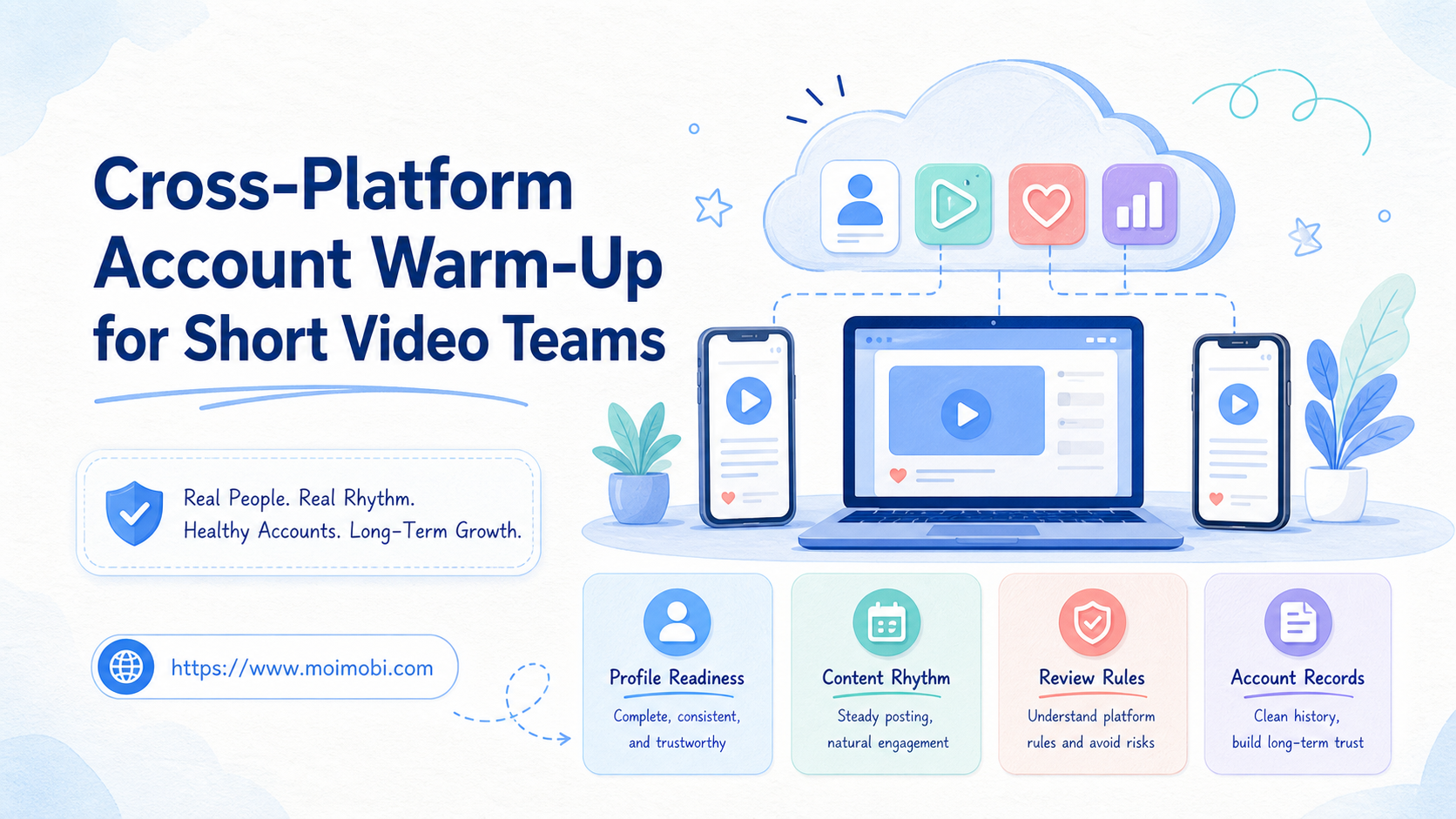 cross-platform account warm-up image