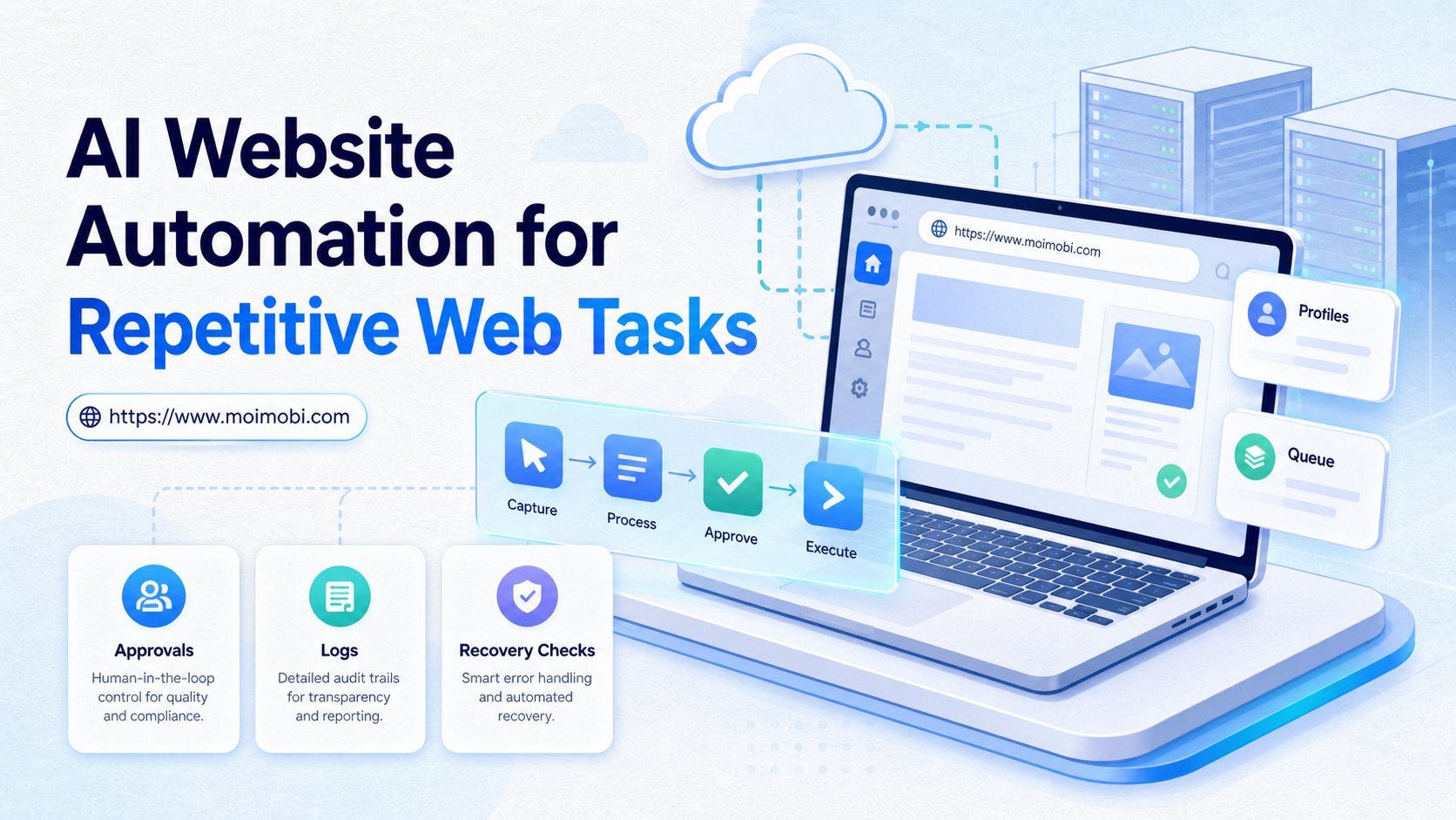 AI website automation image